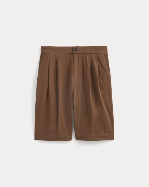 Alternative view of Pleated Easy Short | Toffee