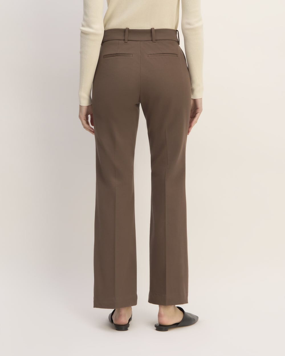 The Bi-Stretch Flare Pant | Cocoa - Image 6