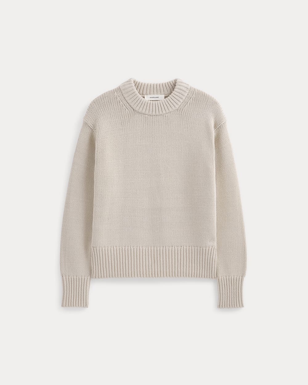 Oversized Cocoon Crew in Elevated Cotton | Peyote - Image 2