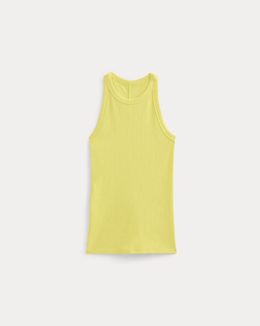 Alternative view of Luxe Rib Racerback Tank | Celandine