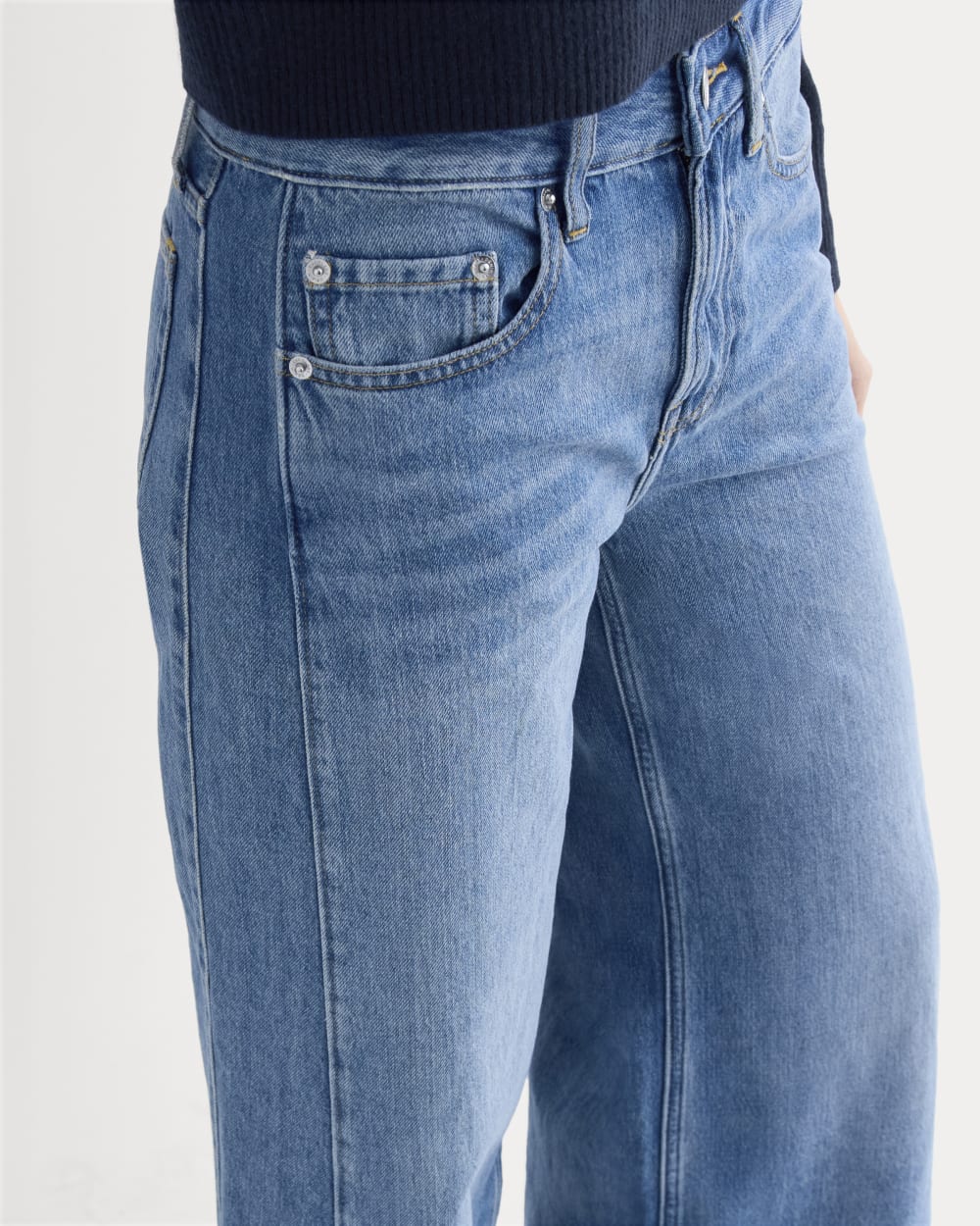 Paneled Wide-Leg Jean | Tungsten Scratch - Image 5