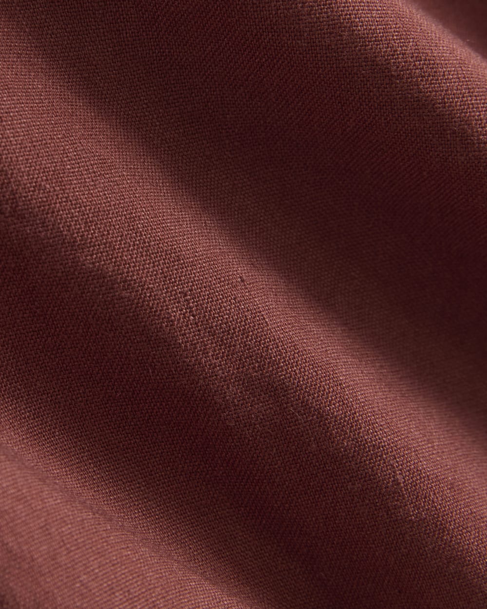 Cinched Top in Stretch Linen | Henna Red - Image 6