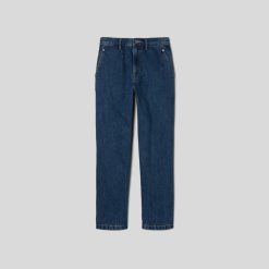 Alternative view of The Cinch Back Utility Jean | Vibrant Blue