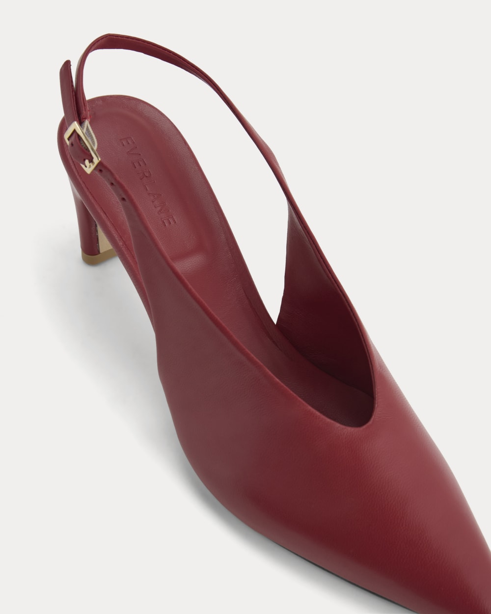 Pointed-Toe Slingback Heel | Rouge - Image 3