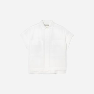 Alternative view of The Short-Sleeve Box Shirt | White
