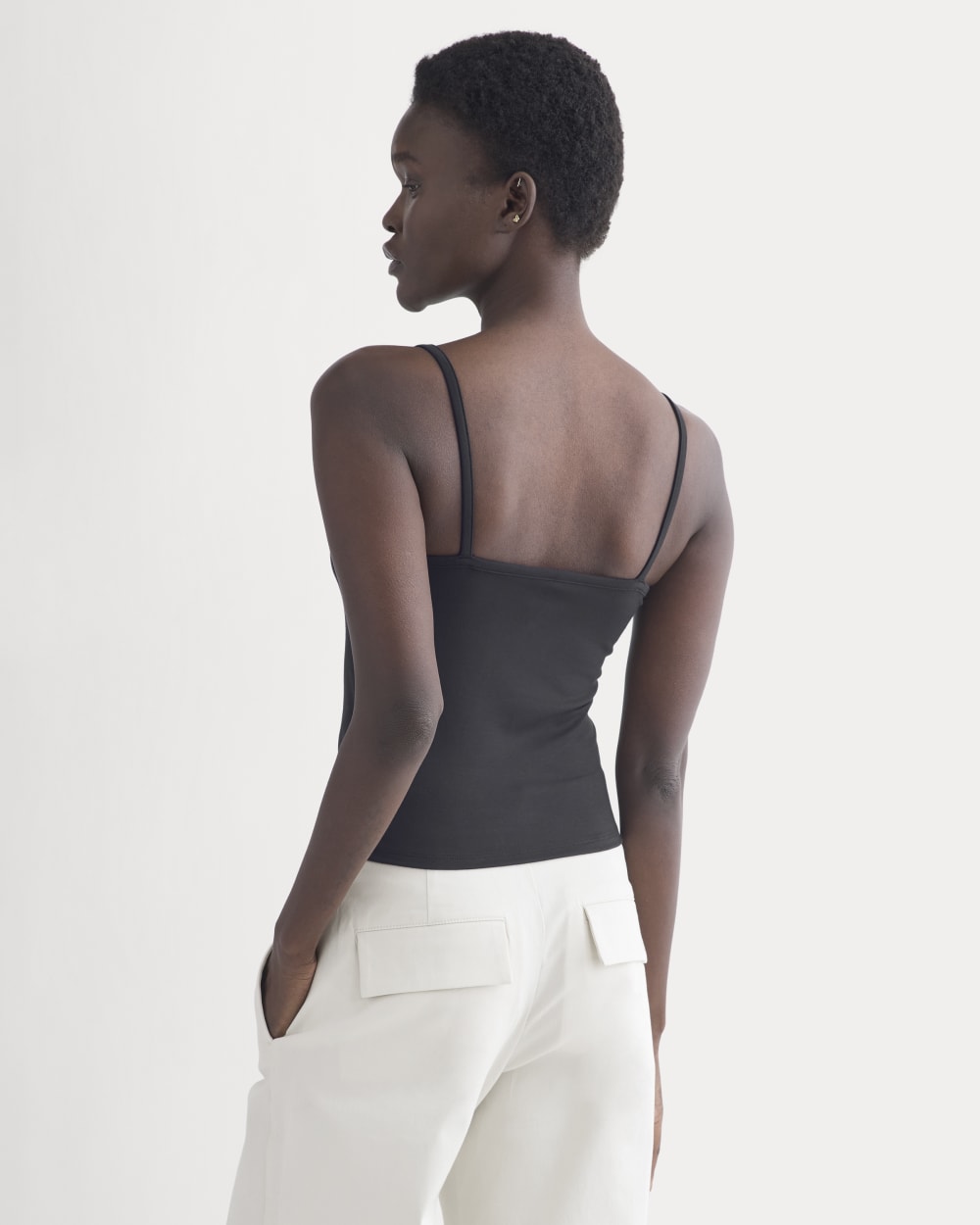 Scoopneck Cami | Black - Image 5