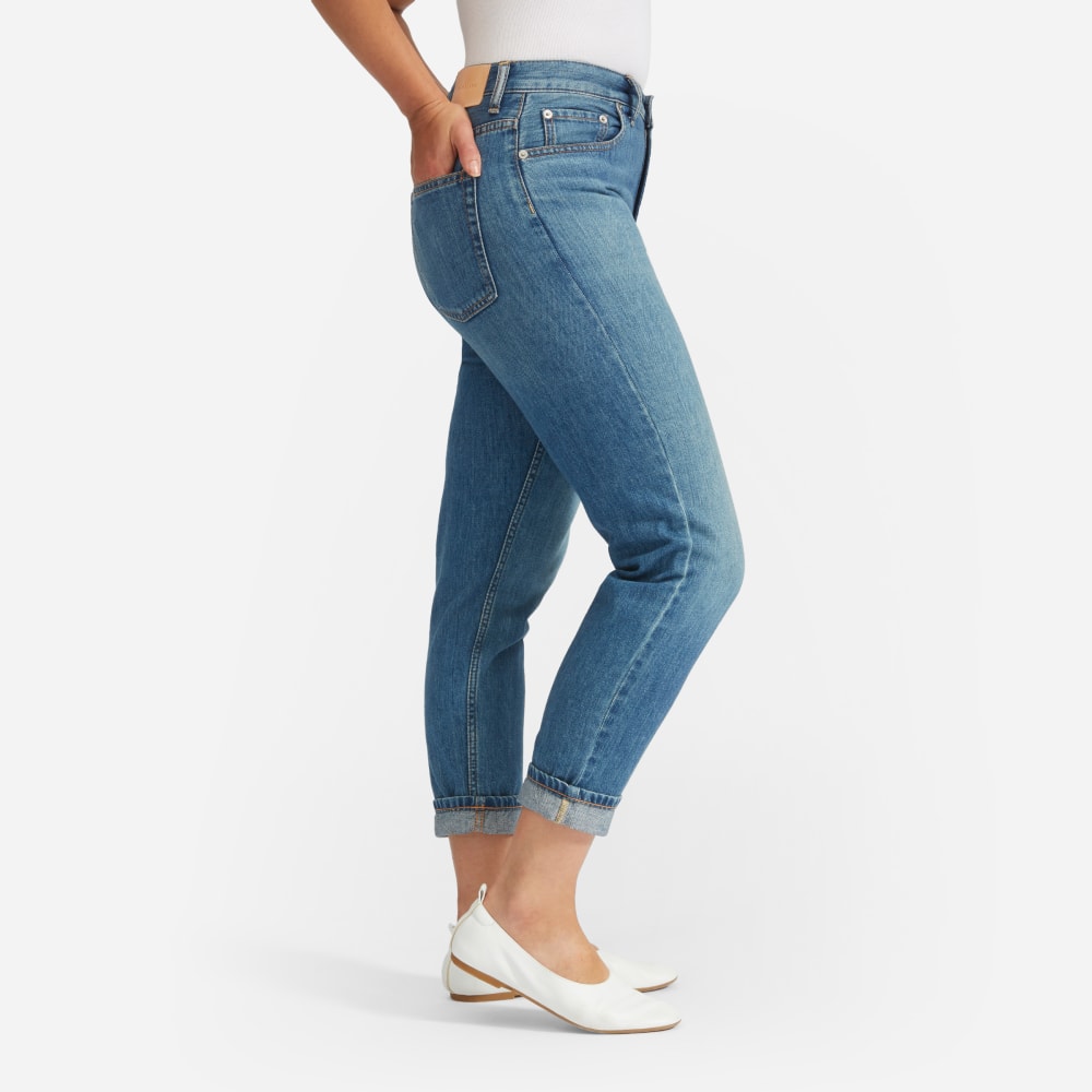 The Super-Soft Relaxed Jean | Mid Blue - Image 9
