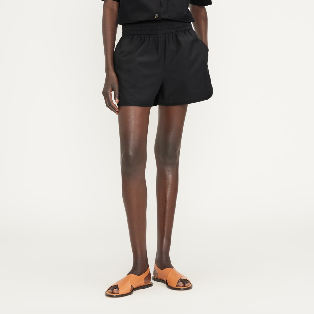 The Poplin Boxer Short | Black