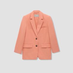 Alternative view of The Oversized Blazer in Buttersmooth | Tawny Pink