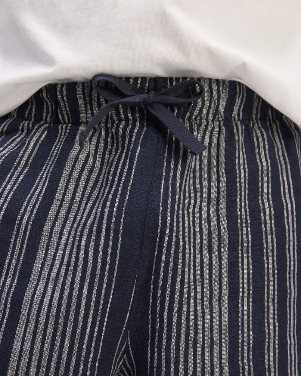 The Linen Easy Short | Navy / Bone - Image 4