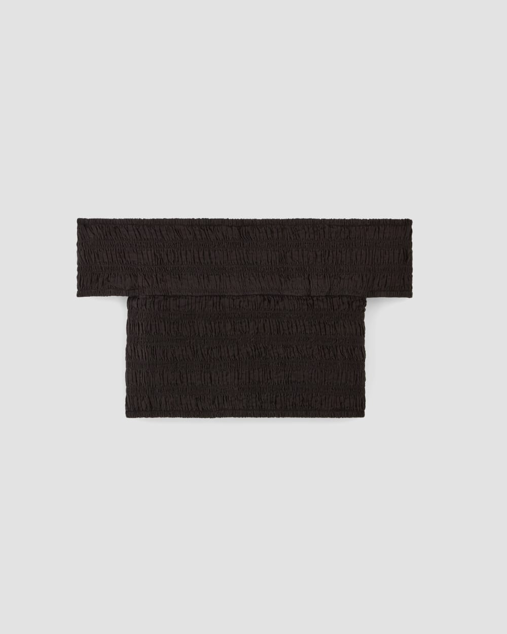 The Gauze Smock Top | Black - Image 2