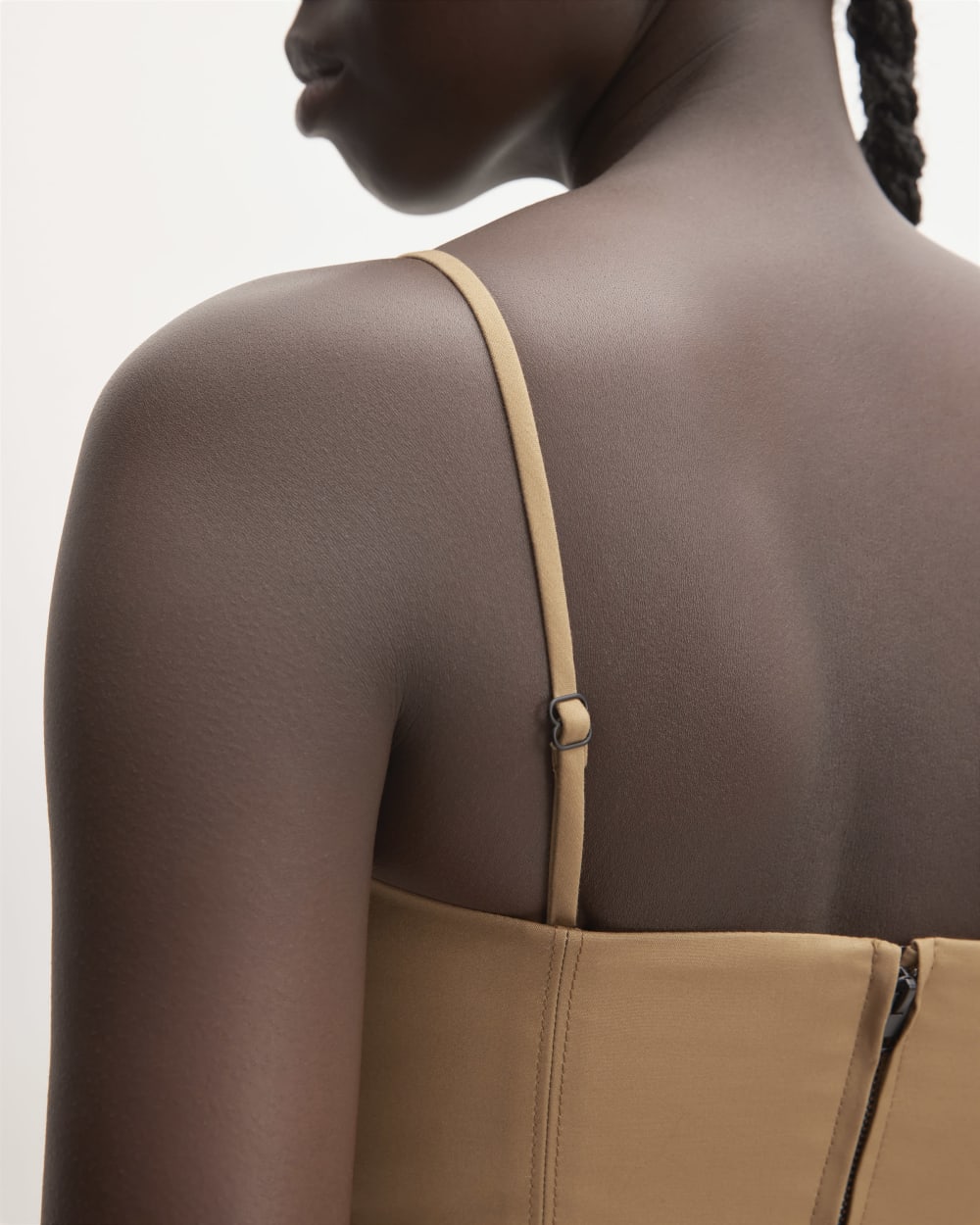 The Structured Cotton Bustier | Toasted Coconut - Image 5