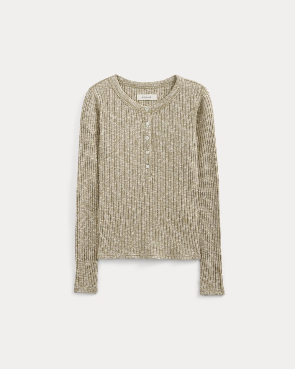 The Cozy Rib Henley | Cornstalk / Bone Twist - Image 2