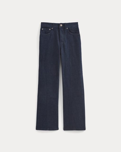Alternative view of High-Rise Kick Flare Jean | Tungsten Rinse