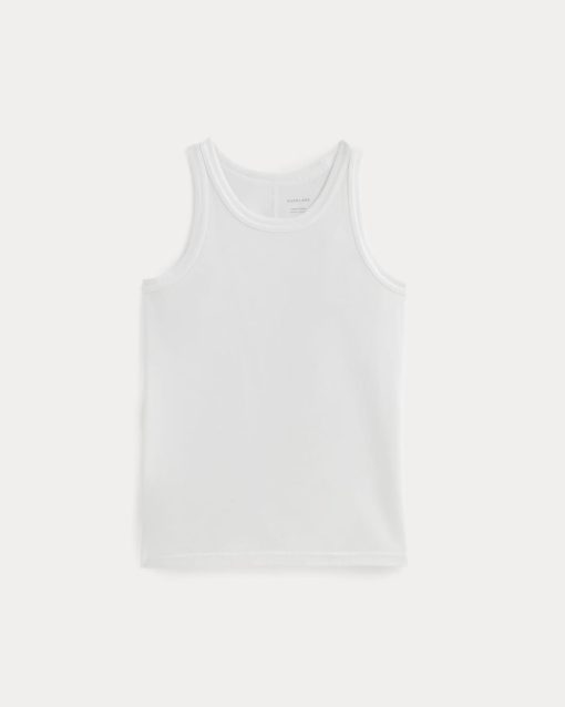 Alternative view of The Tank in Essential Cotton | White
