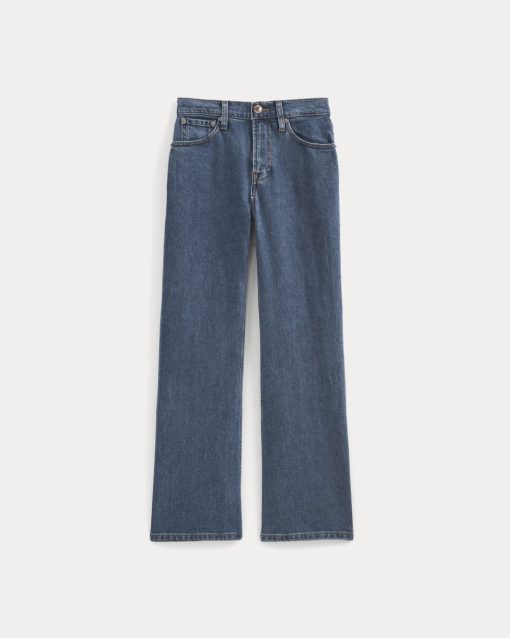 Alternative view of High-Rise Kick Flare Jean | Ocean