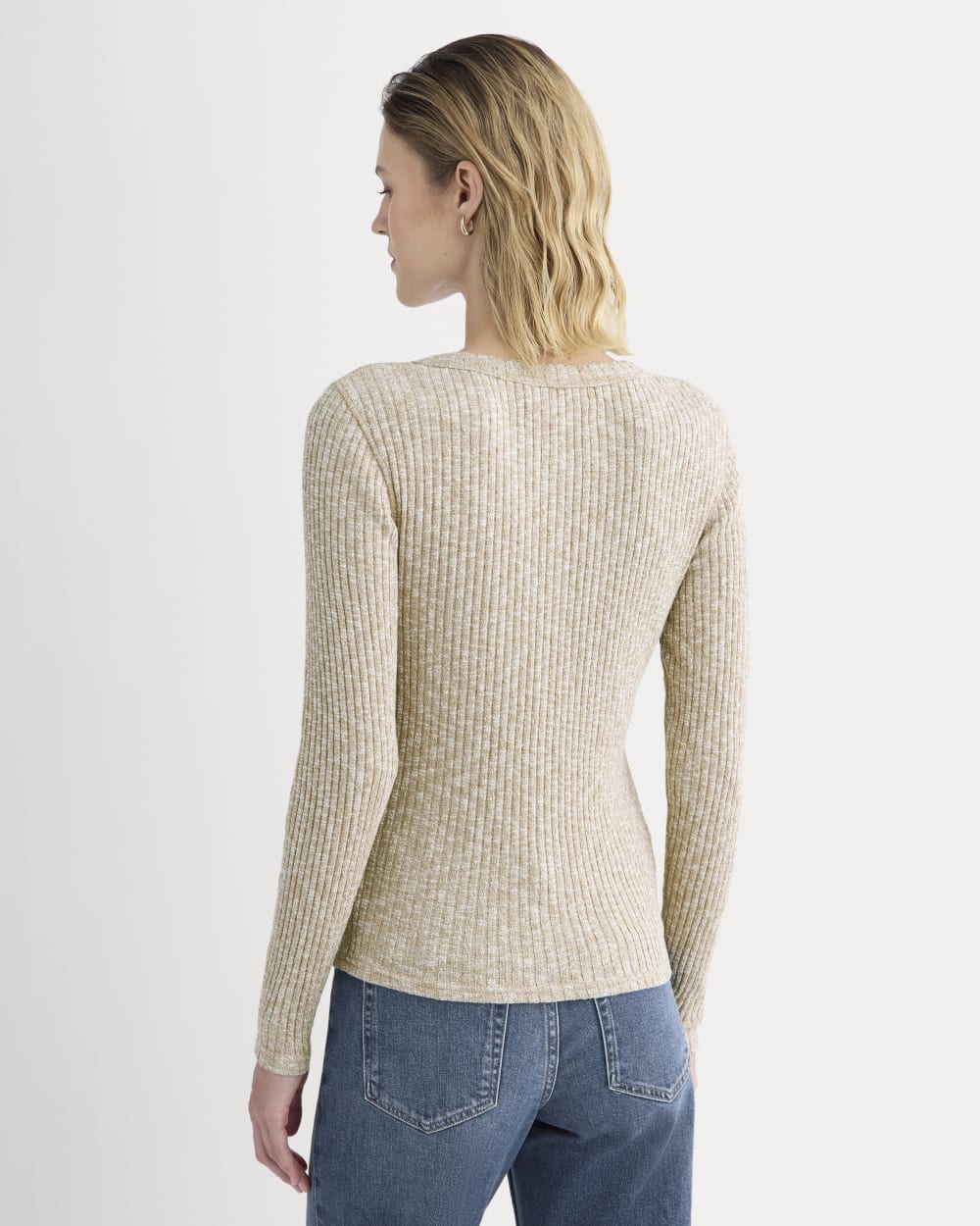 The Cozy Rib Henley | Cornstalk / Bone Twist - Image 5