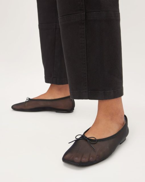Alternative view of The Day Ballet Flat | Black Mesh