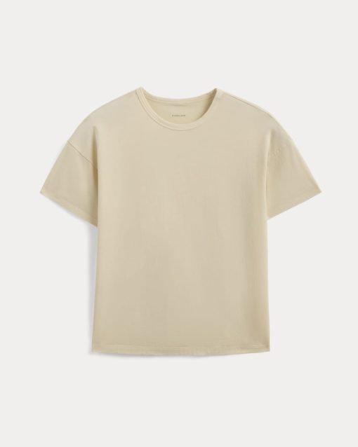 Alternative view of The Boyfriend Tee in Essential Cotton | Parchment