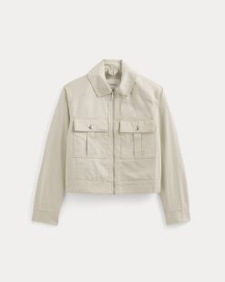 Alternative view of The Cropped Utility Jacket | Peyote