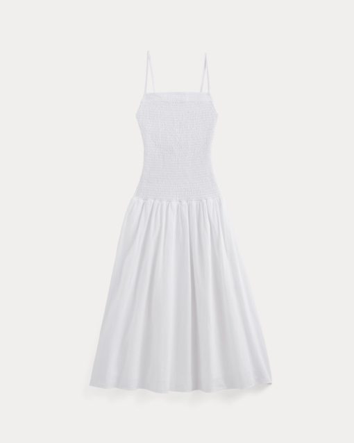 Alternative view of The Gauze Open-Back Dress | White
