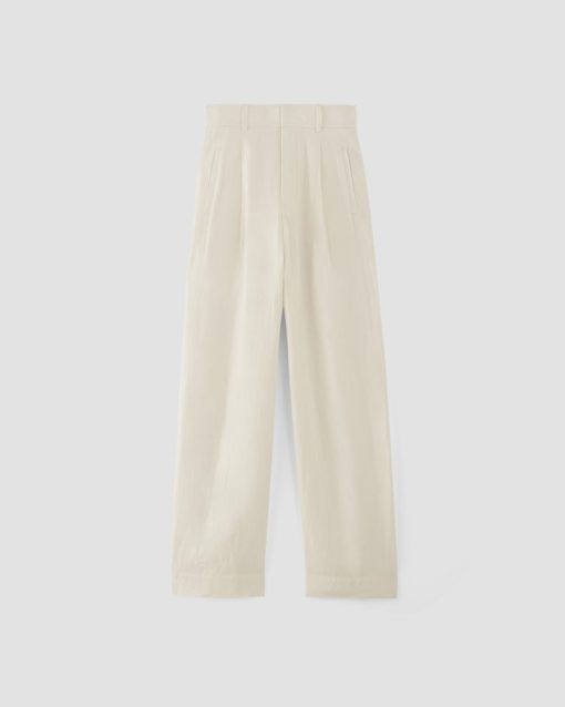 Alternative view of The Linen Way-High® Drape Pant  | Bone