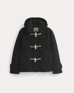 Alternative view of The ReWool Duffle Coat | Black