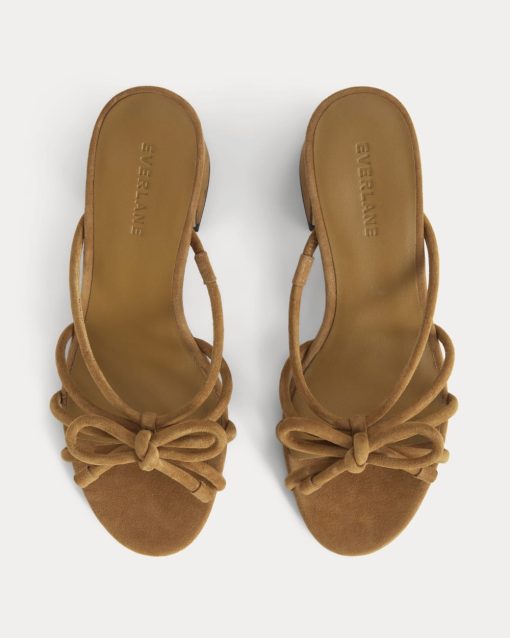 Alternative view of The Bow Heel | Canyon Brown Suede