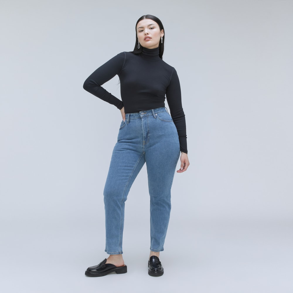 The Cheeky Hourglass Jean | Stone-Washed Sky | 28.5 Inseam - Image 5