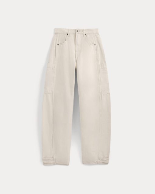 Alternative view of The Way-High® Utility Jean | Ecru