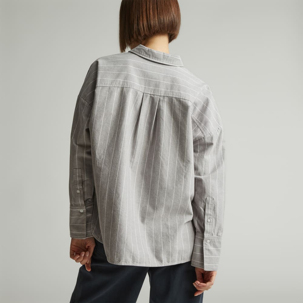 The Boxy Oxford | Chocolate Brown / White - Image 3