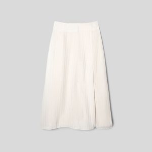 Alternative view of The City Stripe Midi Skirt | Bone
