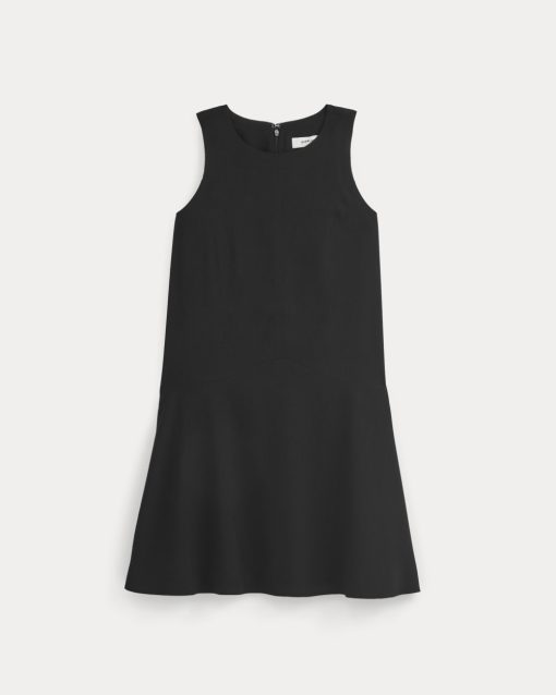 Alternative view of Drop Waist Mini Dress | Black