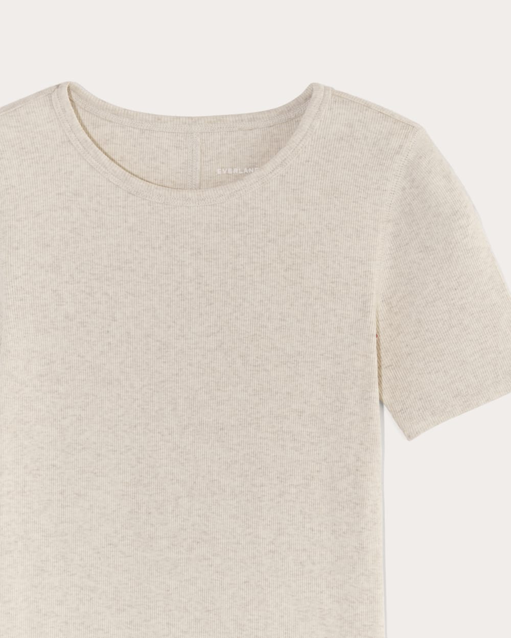 The Luxe Rib Crew | Heathered Oat - Image 6