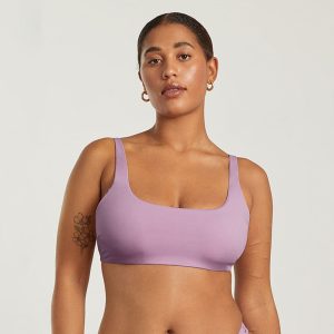 Alternative view of The Square-Neck Bikini Top | Lilac