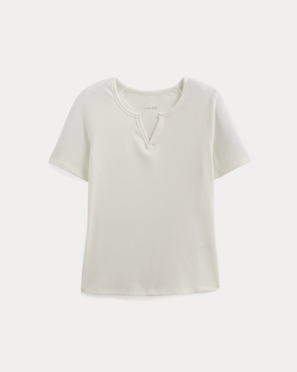 The Shimmy V-Neck Top | Bone - Image 2