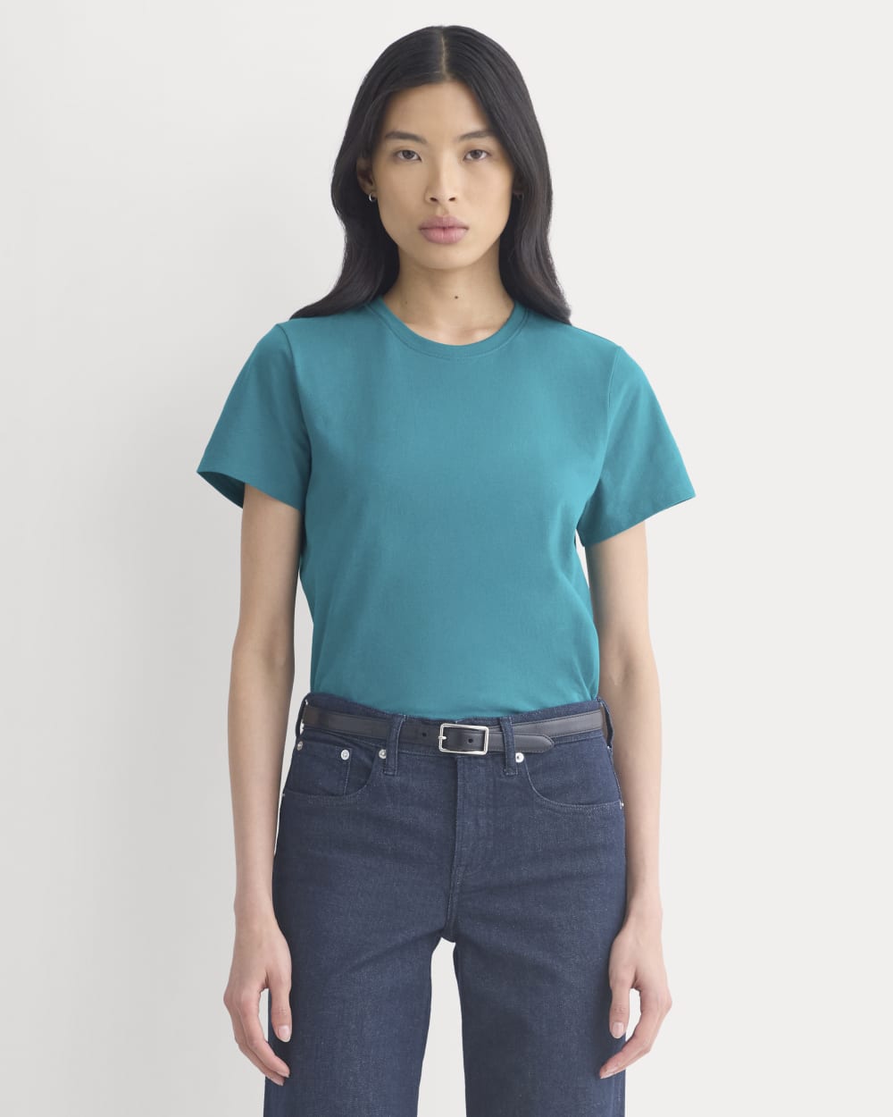 The Slim Crew in Essential Cotton | Everglade