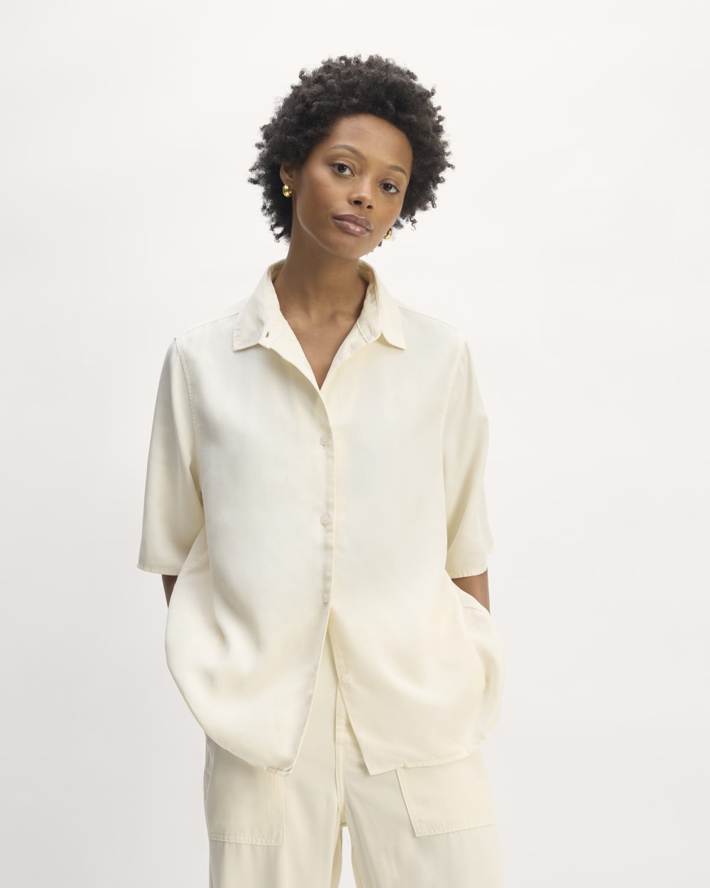 The Short-Sleeve Shirt in Butterlite | Bone