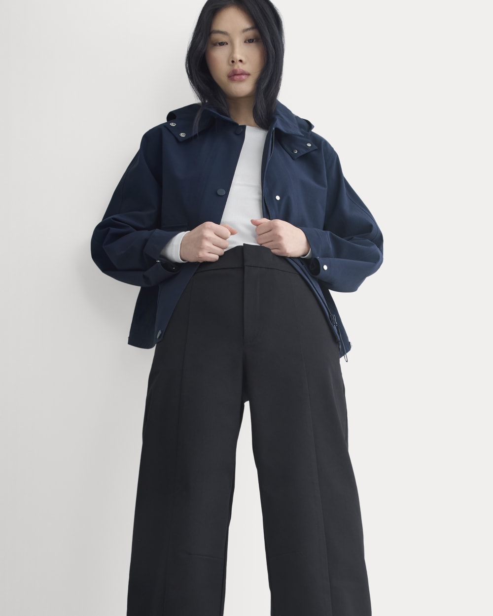 Seamed Balloon Pant | Black - Image 5