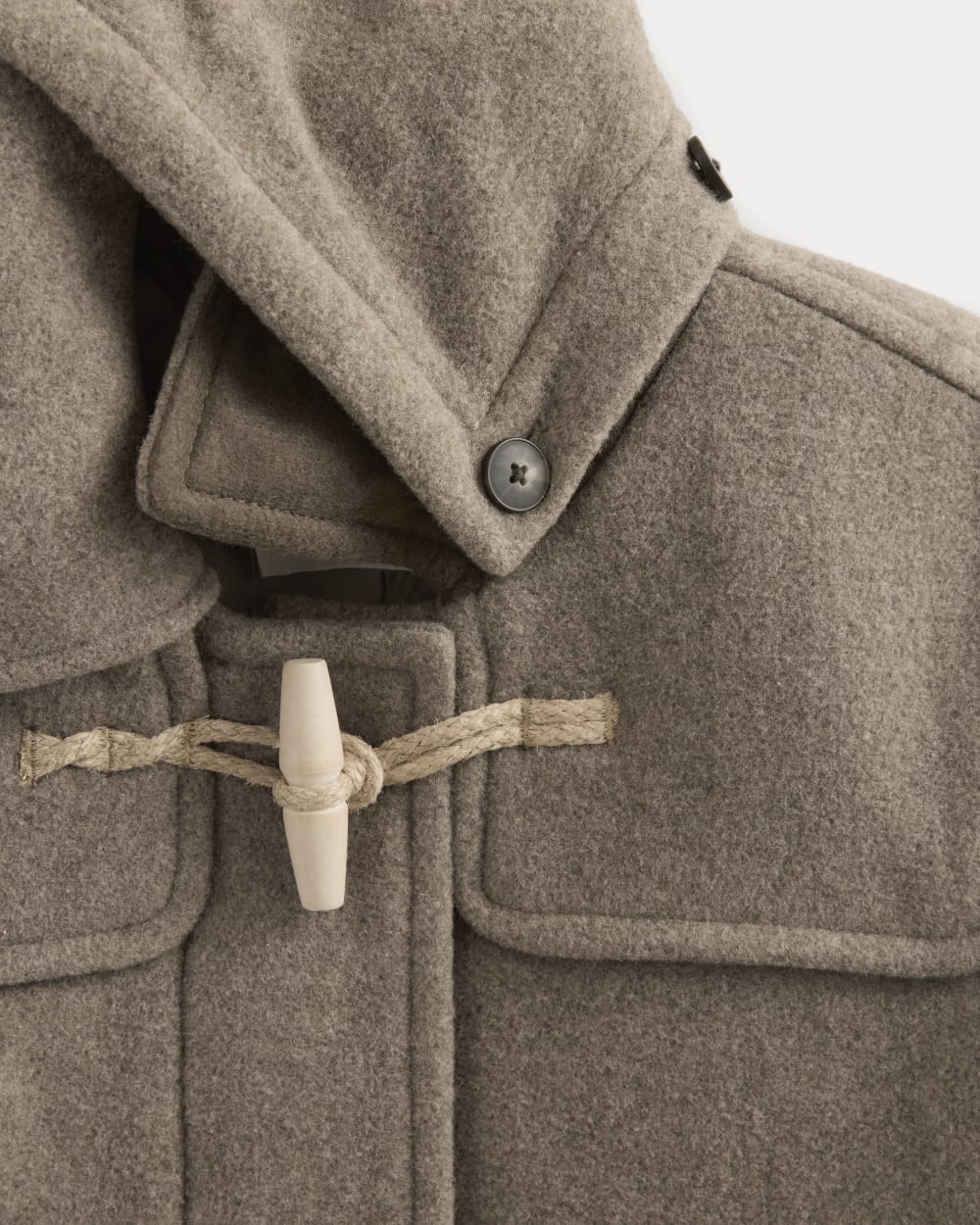 The ReWool Duffle Coat | Heather Taupe - Image 6