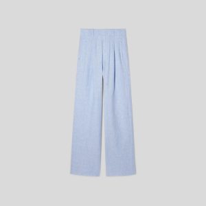 Alternative view of The Linen Way-High® Drape Pant  | Light Blue