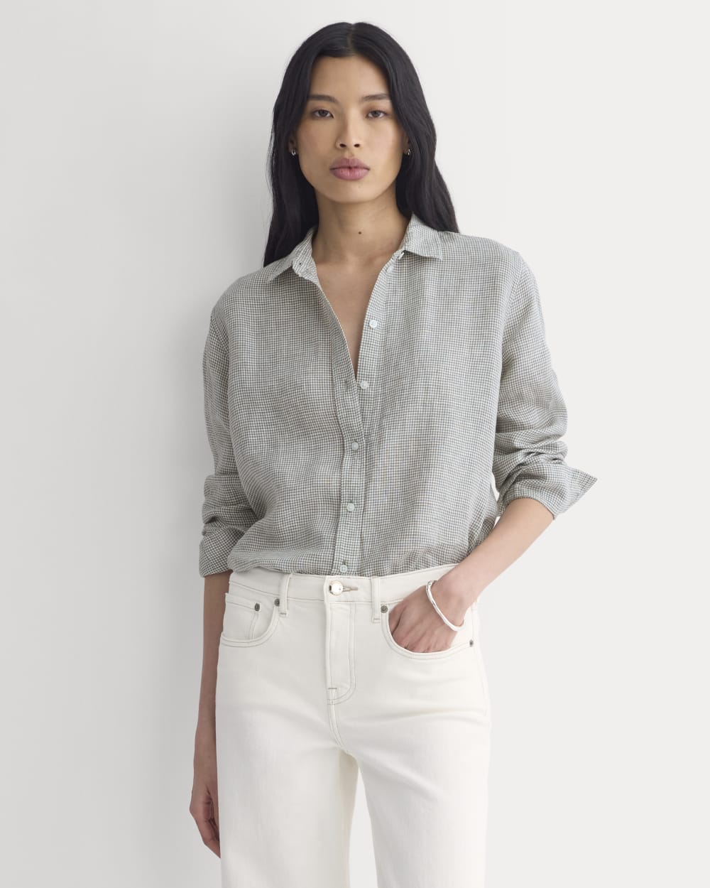 The Must-Have Shirt in Linen | Agave Green - Image 3