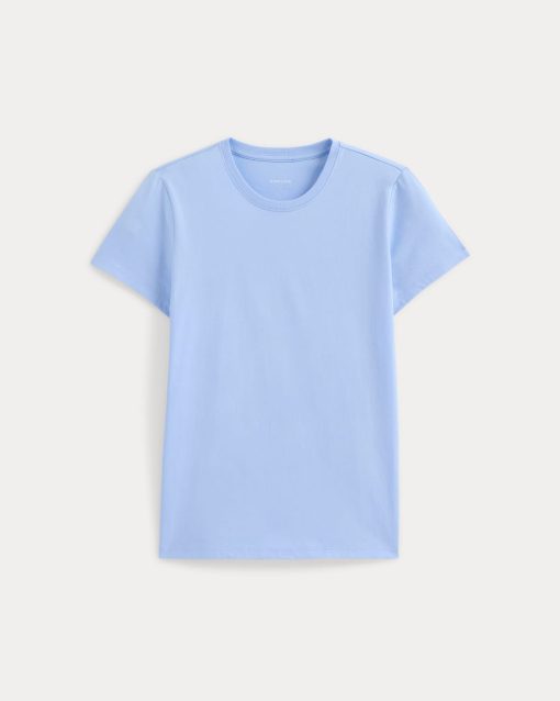 Alternative view of The Slim Crew in Essential Cotton | Open Air Blue