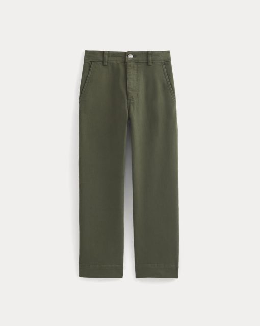 Alternative view of The Utility Straight-Leg Pant | Olive Night | 28.5 Inseam