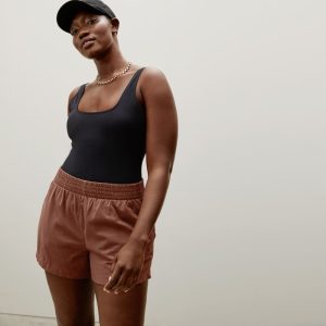 Alternative view of The Retro Jersey Short | Caramel