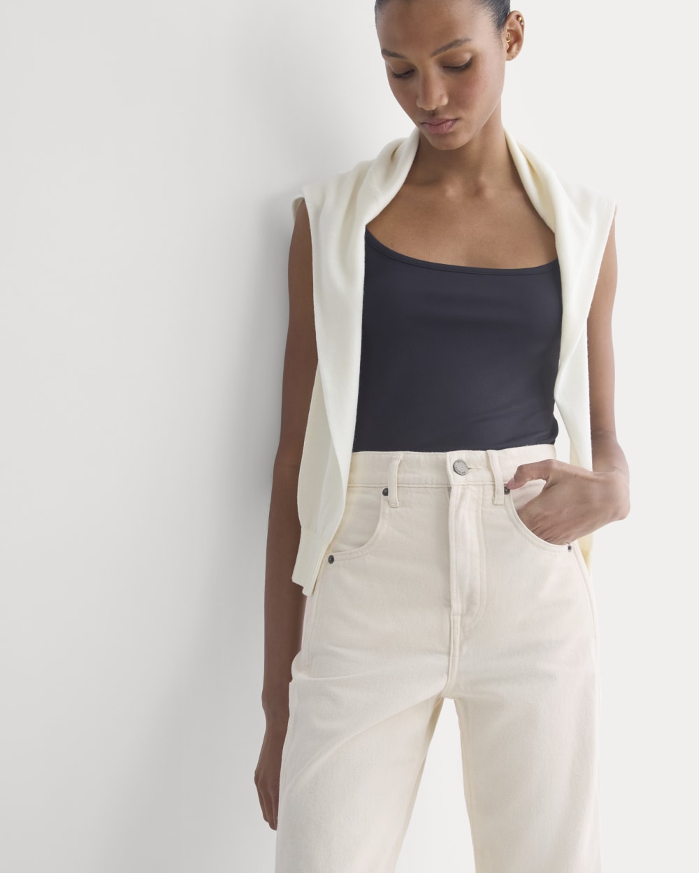 The Way-High® Utility Jean | Ecru - Image 3