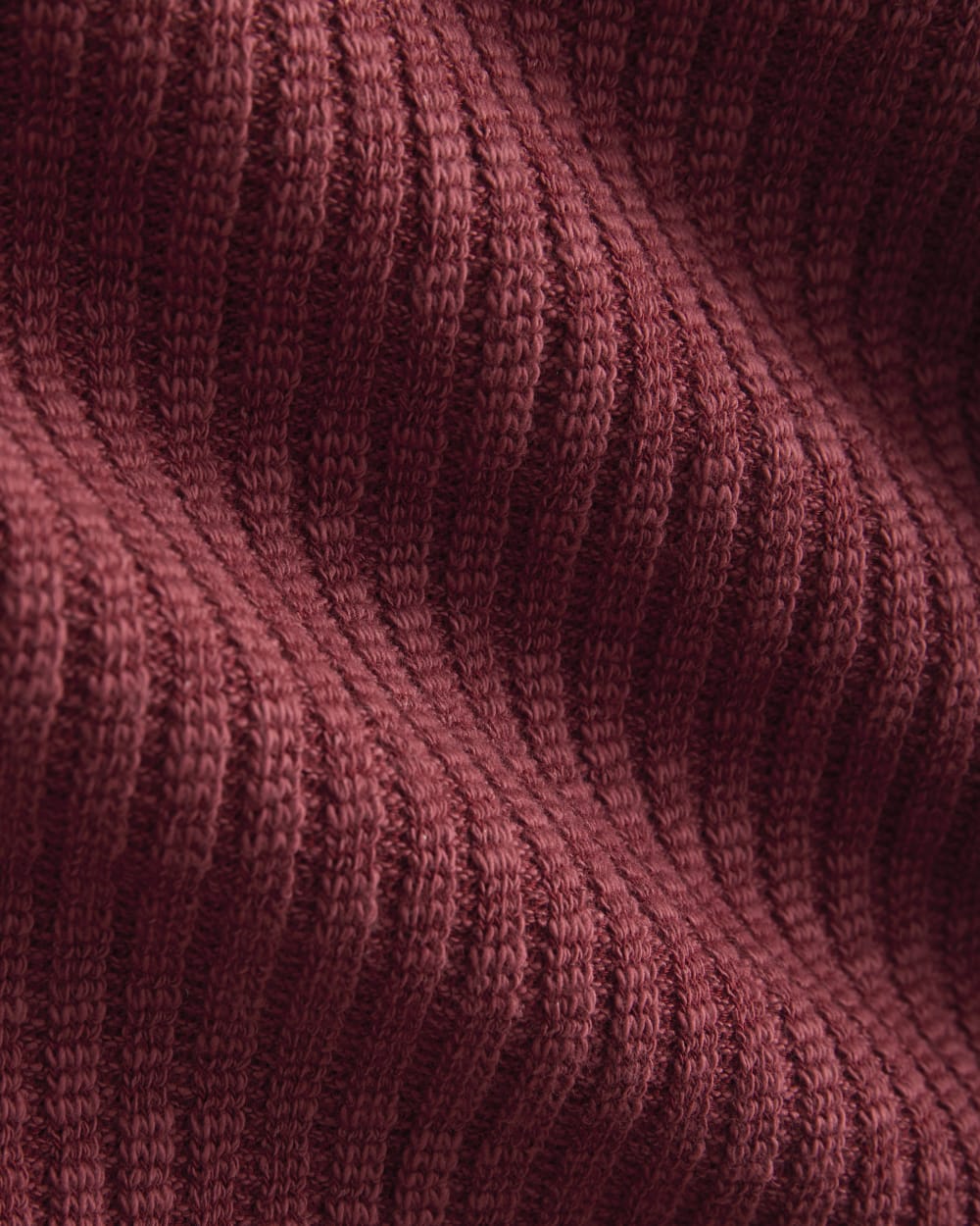 The Cozy Rib Long-Sleeve Tee | Pomegranate - Image 7