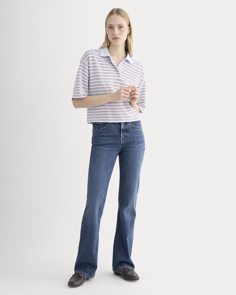 High-Rise Slim Bootcut Jean | Dark Indigo - Image 3