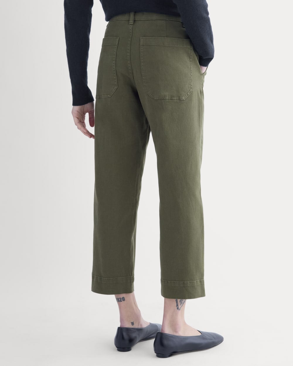 The Utility Straight-Leg Pant | Olive Night | 26.5 Inseam - Image 5