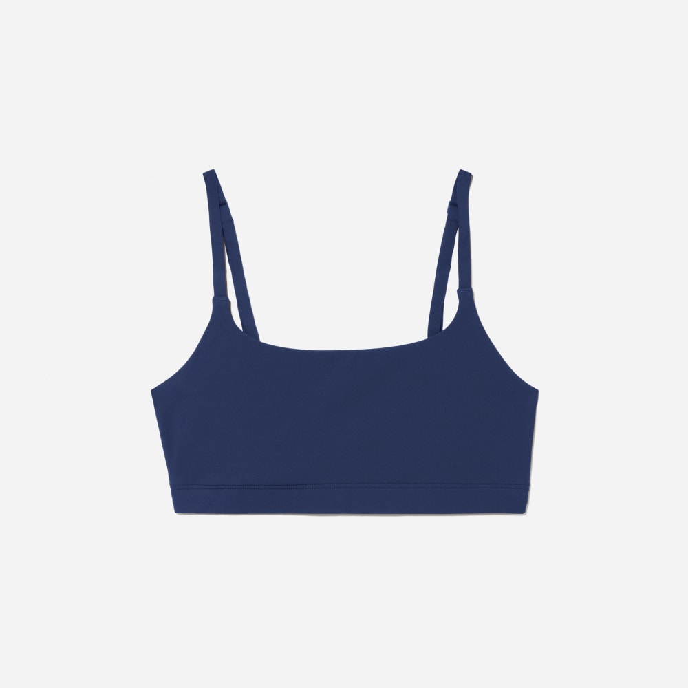 The Invisible Square-Neck Bralette | Ocean Cavern - Image 2